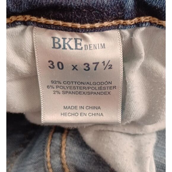 BKE Payton Bootcut Stretch Blue Jeans Measures 36/35 - Picture 7 of 7
